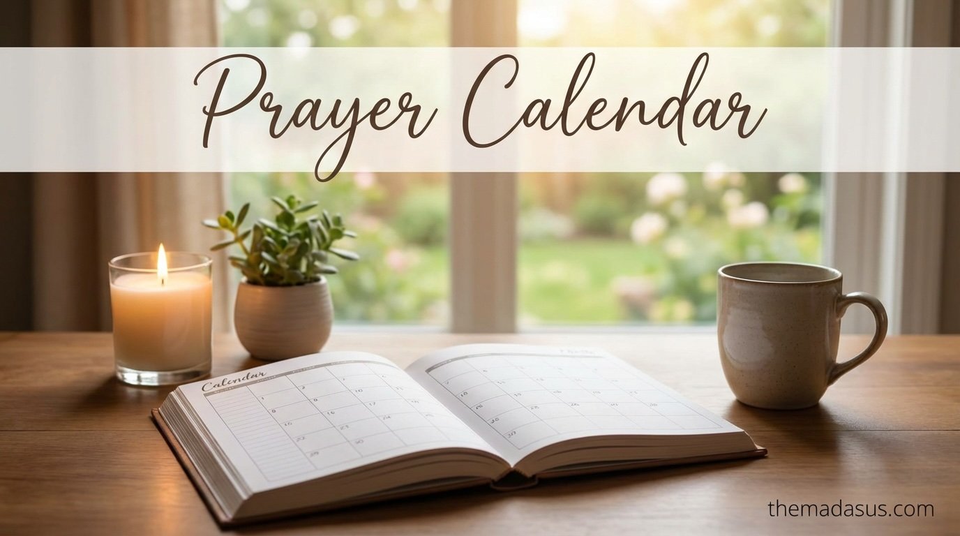 Prayer Calendar - Image